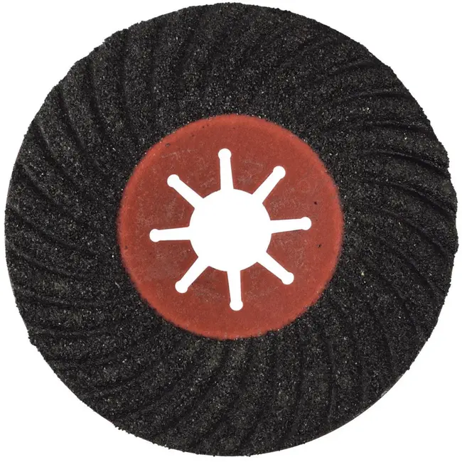 GEKO Coarse fiber schijf - 125 mm - P40 korrel - siliconen carbide - voor natuursteen - 10 stuks