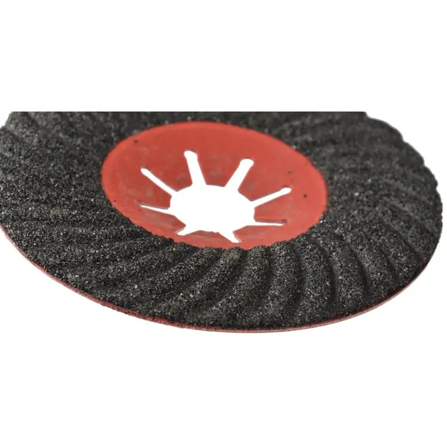 GEKO Coarse fiber schijf - 125 mm - P40 korrel - siliconen carbide - voor natuursteen - 10 stuks