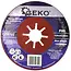 GEKO Coarse Grit Fiber Disc - Silicon Carbide - 125 mm - P80 - 10 stuks