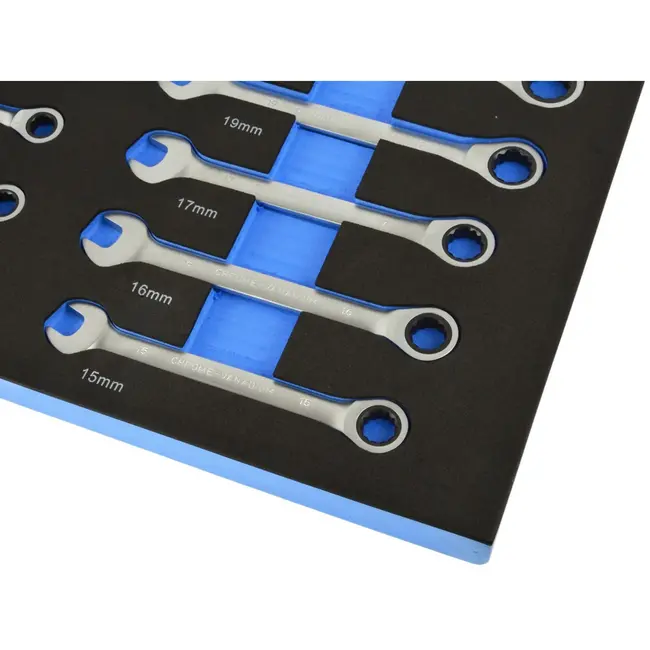 GEKO Ratelsteeksleutelset - 72-tands - 13-delig - 8-22 mm - Chroom Vanadium