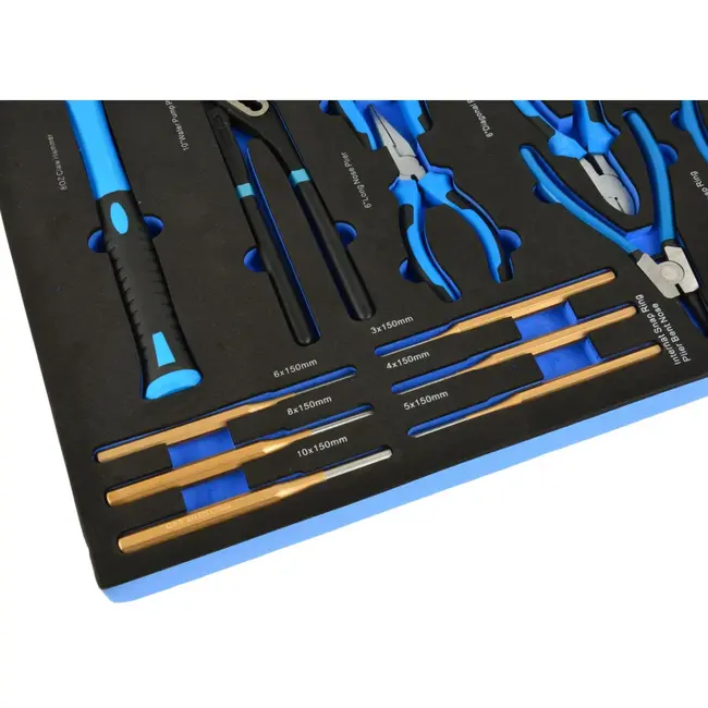 GEKO Pliers en hamers set - 16-delig - veelzijdig en compleet