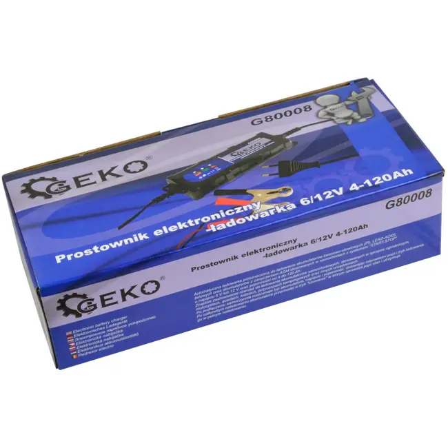 GEKO Automatische acculader - 6/12V - 4-120Ah - Voor start-stop systemen