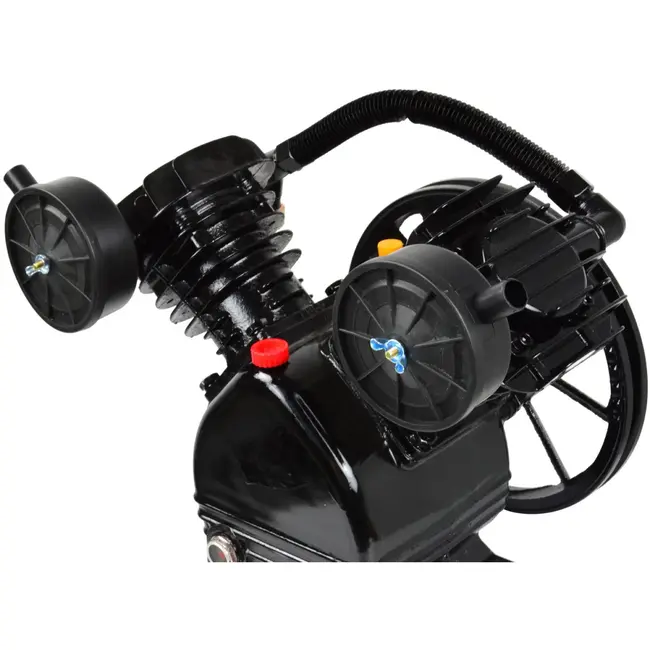 GEKO Twin-cylinder luchtcompressorpomp - gietijzer - 3 PK - 400 L/min - 8 bar