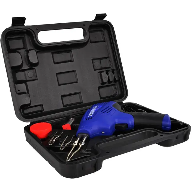 GEKO Soldeerpistool 200W - LED verlichting - Ergonomisch - Snelle opwarming - Inclusief koffer