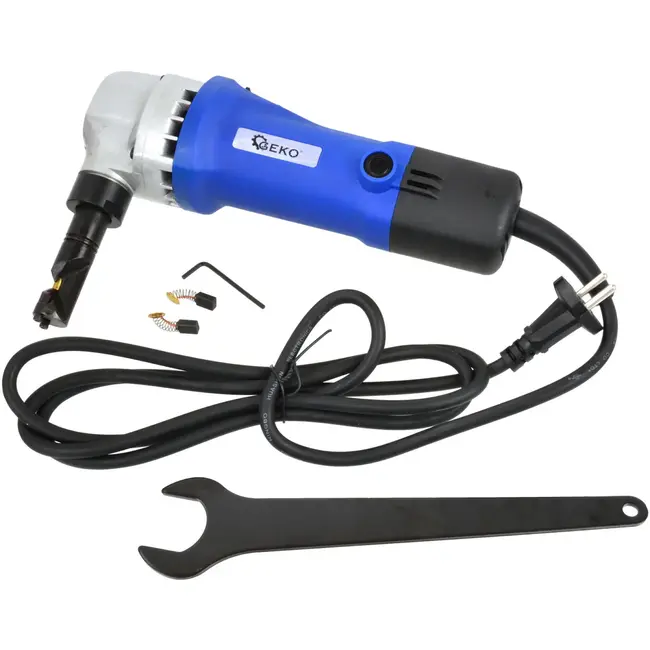 GEKO Elektrische nibbler - precisie snijden - 1,6 mm staal - compact ontwerp