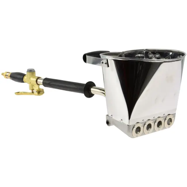 GEKO Muurcementspuit - Aluminium & RVS - 19 mm Nozzle - 4L Cup - 6-9 bar