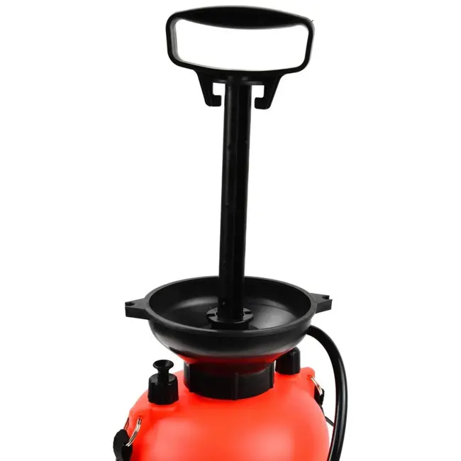 GEKO Handmatige drukspuit - 5L - Oranje - Veiligheidsklep - Verstelbare riem