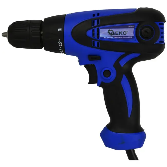 GEKO Compacte boor/schroevendraaier - LED - 280W - 20 koppelstanden - SoftGrip