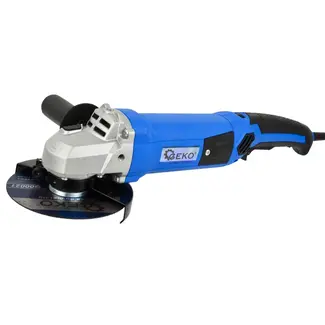 GEKO Haakse slijper - 125 mm - 1200W - ergonomische grip - variabele snelheid