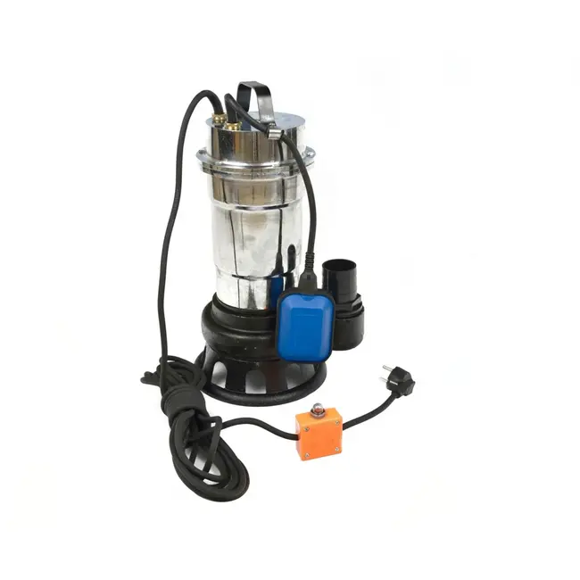 GEKO Efficiënte waterpomp - met vlotter en thermische beveiliging - 550W - 17.000 l/u - nikkel behuizing