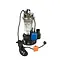 GEKO Efficiënte waterpomp - met vlotter en thermische beveiliging - 550W - 17.000 l/u - nikkel behuizing