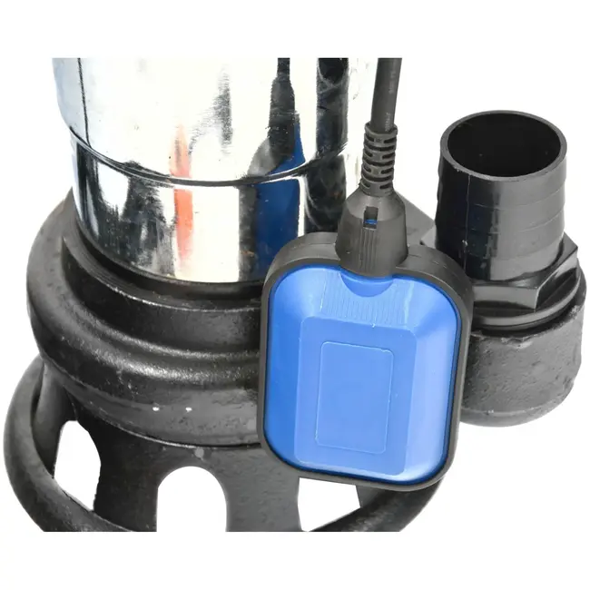 GEKO Efficiënte waterpomp - met vlotter en thermische beveiliging - 550W - 17.000 l/u - nikkel behuizing