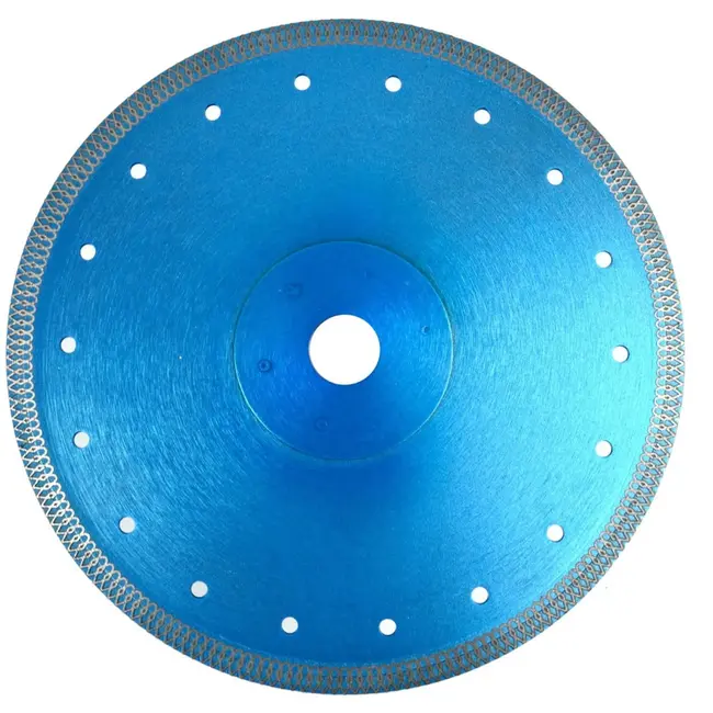 GEKO Diamantzaagblad - Turbo Mesh Rand - Snelle en Nauwkeurige Snede - 250 mm - Voor Droog en Nat Gebruik