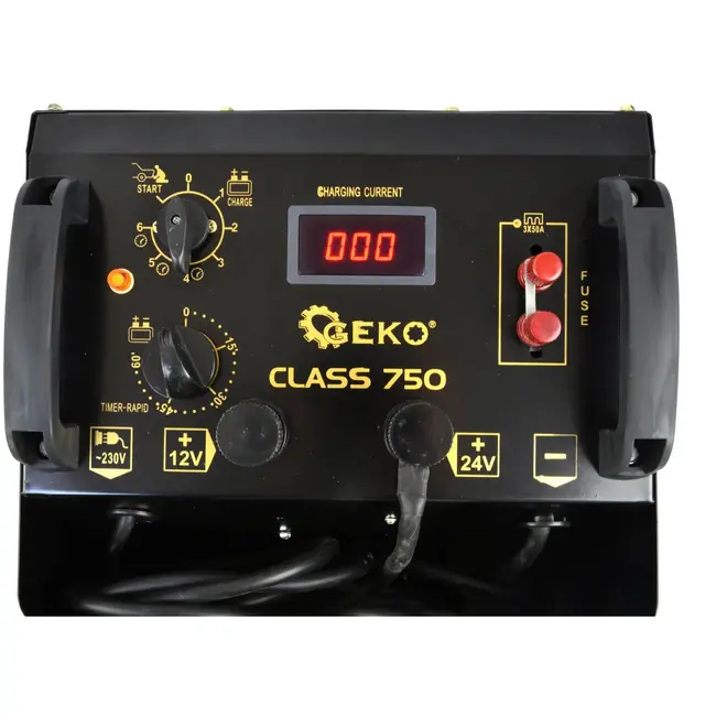 GEKO Acculader - Snel laden - LCD display - 12V/24V - 20-1550Ah