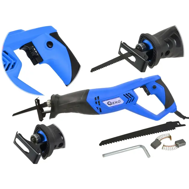 GEKO Reciprozaag - 900W - Variabele Snelheid - Ergonomische Greep - 115 mm Snijdiepte