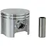 GEKO Cylinder en zuigerset - 44,7 mm - Inclusief pin en ringen - Voor kettingzaag