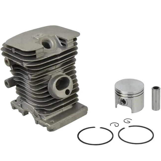 GEKO Cylinder en zuiger set - 37 mm - eenvoudig te monteren - chromen binnenkant