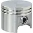 GEKO Cylinder en zuiger set - 37 mm - eenvoudig te monteren - chromen binnenkant