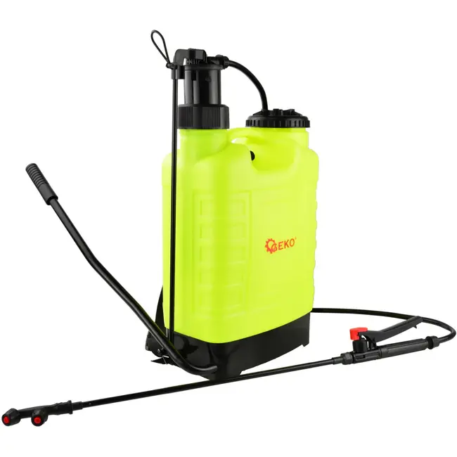 GEKO Rugspuit - Ergonomisch ontwerp - 12 liter capaciteit - Voor tuin en erf