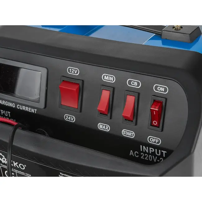 GEKO Acculader met Jumpstart - 12/24V - 20-380Ah - Robuust en Veilig