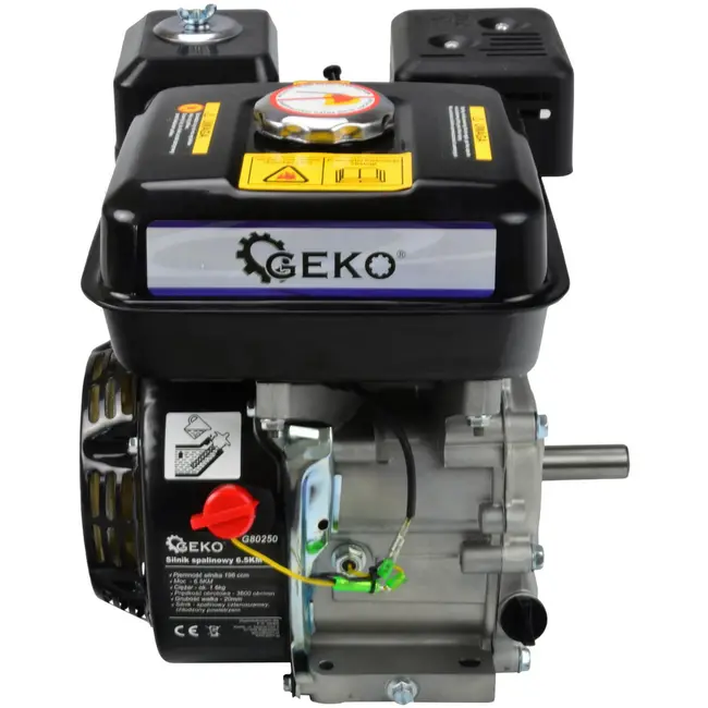 GEKO Krachtige benzinemotor - 6.5PK - 196cc - Luchtgekoeld - Voor diverse machines