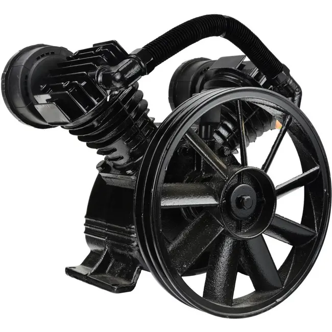 GEKO Twin-cylinder luchtcompressorpomp - gietijzer - 5,5 HP - 860 L/min - 10 bar