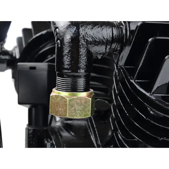 GEKO Twin-cylinder luchtcompressorpomp - gietijzer - 5,5 HP - 860 L/min - 10 bar