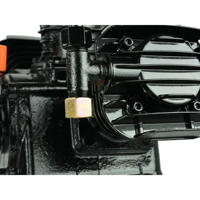 GEKO Compressorpomp 3-cilinder 5,5 PK - Oliegesmeerd met gietijzeren cilinders en poeliewiel