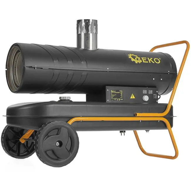 GEKO Indirecte olieverwarming - 40kW - Mobiel - Thermostaat - Roestvrij staal