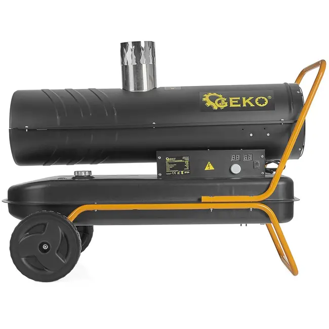 GEKO Indirecte olieverwarming - 40kW - Mobiel - Thermostaat - Roestvrij staal