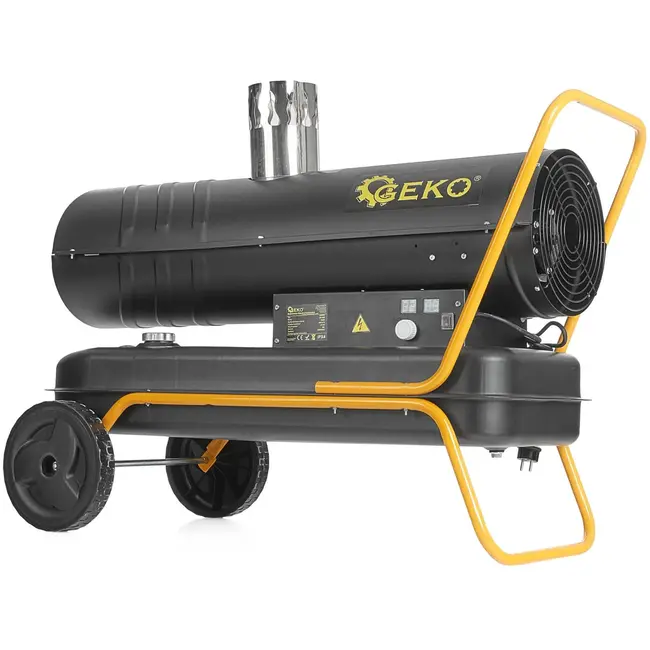 GEKO Indirecte olieverwarming - 40kW - Mobiel - Thermostaat - Roestvrij staal