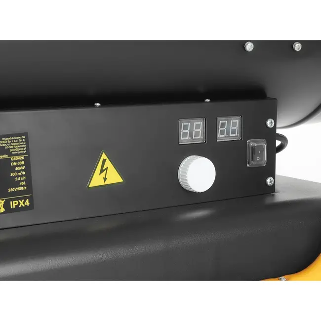 GEKO Indirecte olieverwarming - 40kW - Mobiel - Thermostaat - Roestvrij staal