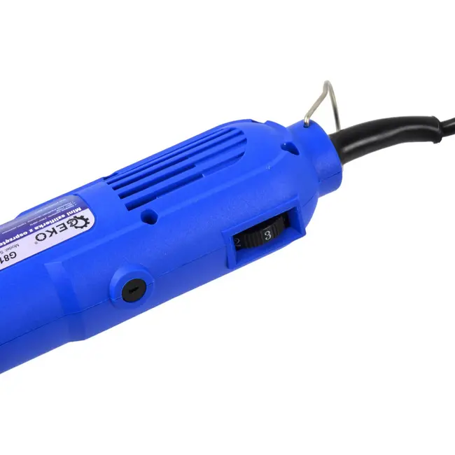 GEKO Rotary tool set - krachtige motor - variabele snelheid - flexibele as - 40-delige accessoireset