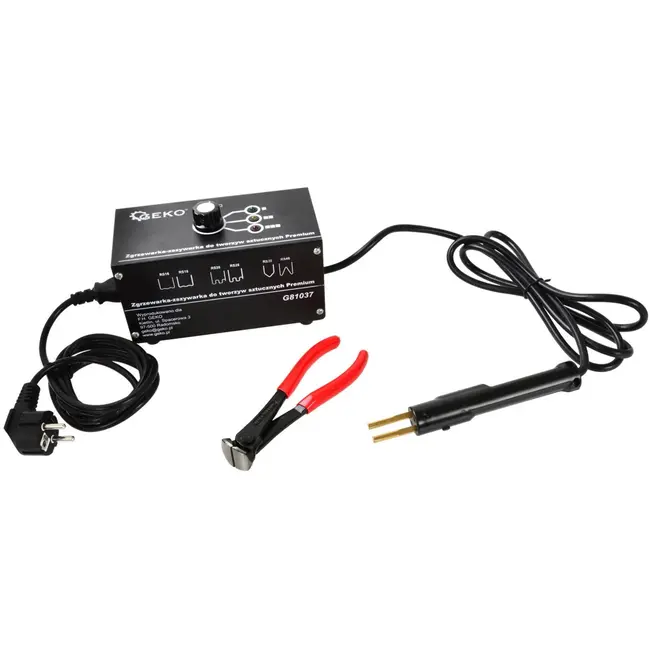 GEKO Plastic reparatiesysteem - 3 warmteniveaus - Inclusief 600 nietjes - Efficiënt en snel