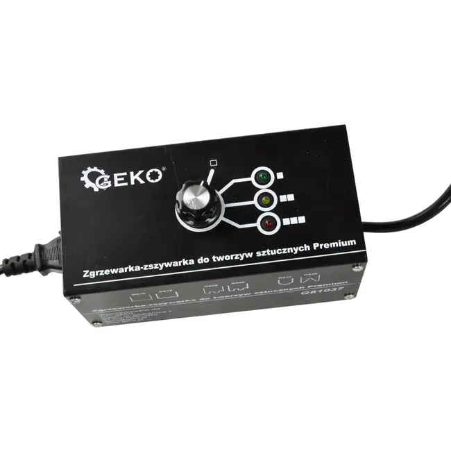 GEKO Plastic reparatiesysteem - 3 warmteniveaus - Inclusief 600 nietjes - Efficiënt en snel