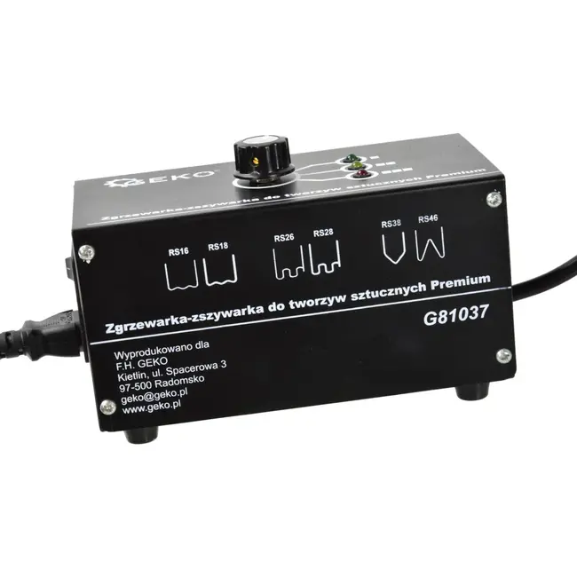 GEKO Plastic reparatiesysteem - 3 warmteniveaus - Inclusief 600 nietjes - Efficiënt en snel