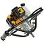 John Gardener Grondboor - Krachtige Motor - Veiligheidssysteem - 25 cm Boor - 100 cm Hoogte