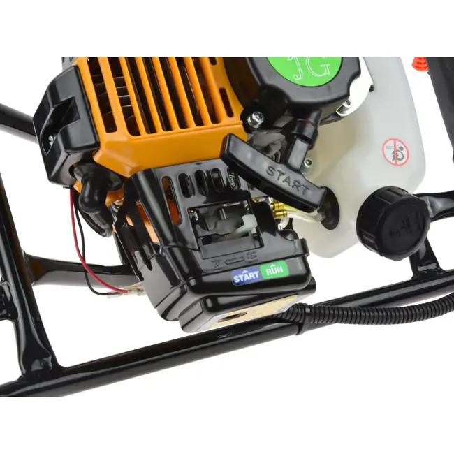 GEKO Grondboor - Krachtige Motor - Veiligheidssysteem - 25 cm Boor - 100 cm Hoogte