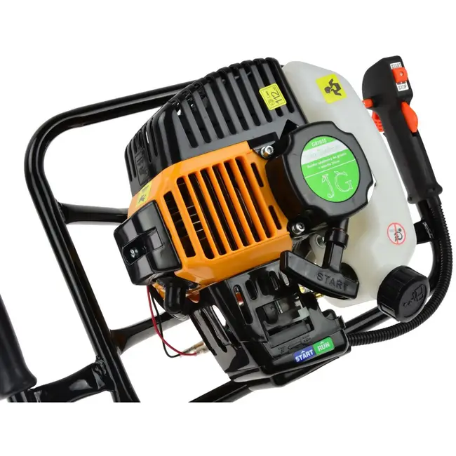 John Gardener Grondboor - Krachtige Motor - Veiligheidssysteem - 25 cm Boor - 100 cm Hoogte