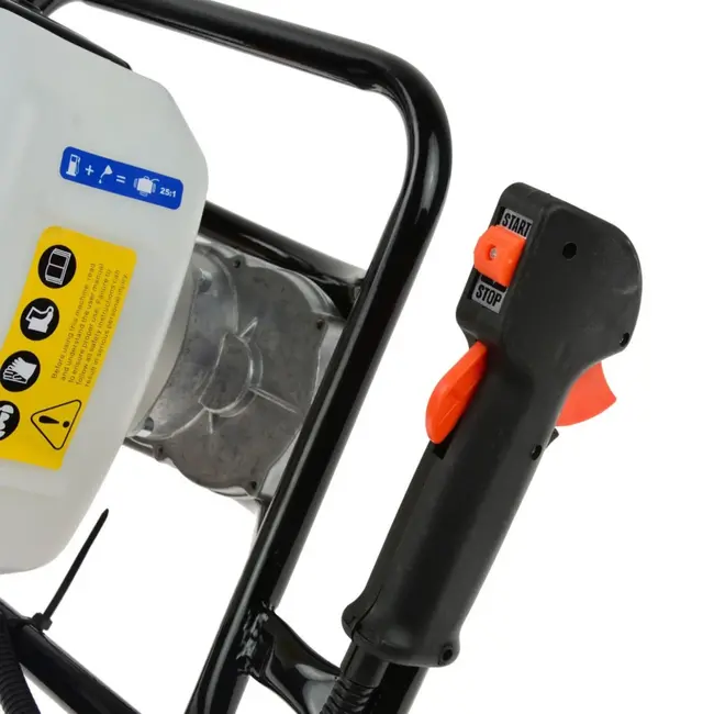 GEKO Grondboor - Krachtige Motor - Veiligheidssysteem - 25 cm Boor - 100 cm Hoogte