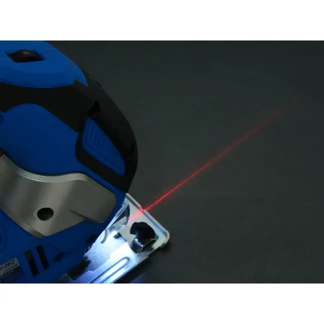 GEKO Krachtige decoupeerzaag - Lasergeleiding - Variabele snelheid - 810W - 80 mm snijdiepte