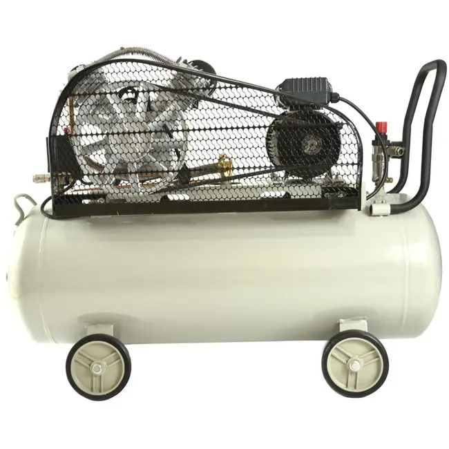 GEKO 100L luchtcompressor - V-Twin - 9 bar - 390 L/min - robuust ontwerp