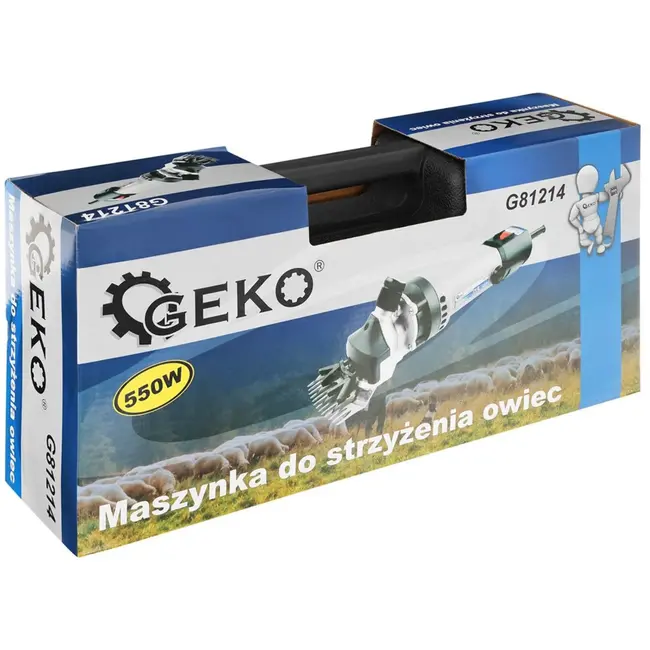 GEKO Schapenscheermachine - 550W - Laser-geslepen messen - Ergonomisch ontwerp
