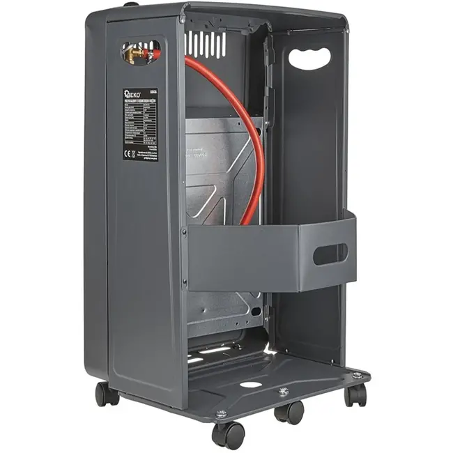 GEKO Gasverwarming - 4.2 kW - Keramisch Element - Drie Warmtestanden - Mobiel met Wielen