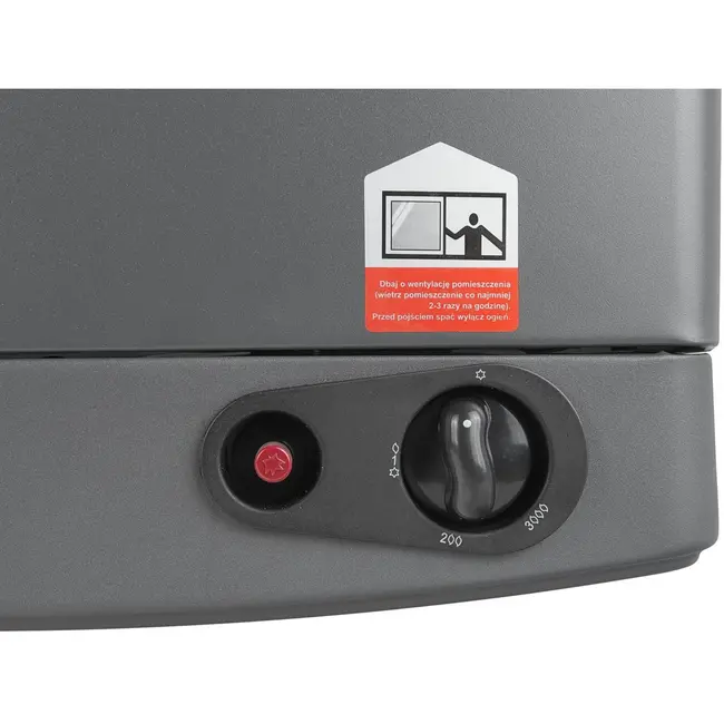 GEKO Gasverwarming - 4.2 kW - Keramisch Element - Drie Warmtestanden - Mobiel met Wielen