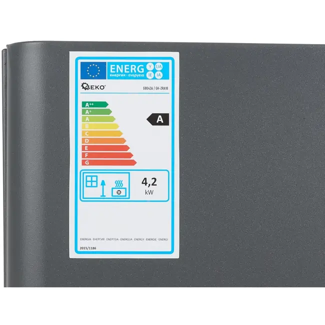 GEKO Gasverwarming - 4.2 kW - Keramisch Element - Drie Warmtestanden - Mobiel met Wielen