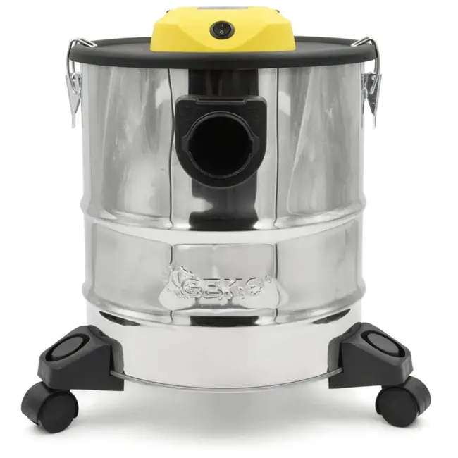 GEKO Asstofzuiger - 20L - 1600W - RVS - Met wielen