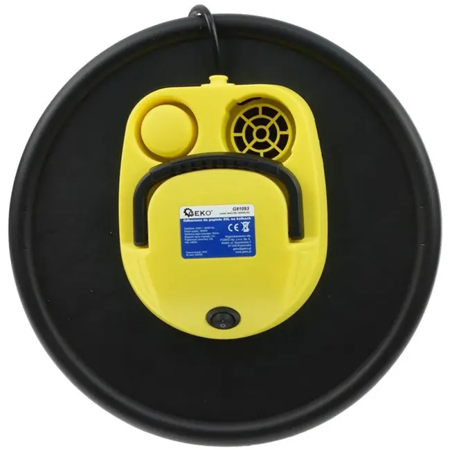 GEKO Asstofzuiger - 20L - 1600W - RVS - Met wielen