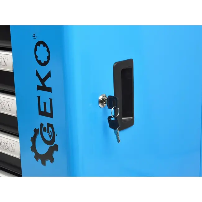 GEKO Gereedschapswagen - 7 lades - 243-delige set - Stalen frame - Poedercoating