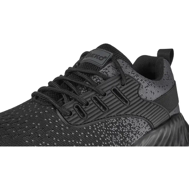 GEKO Moderne veiligheidsschoenen - antislip - ademend - maat 46 - grijs